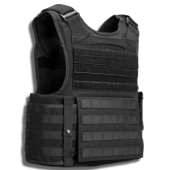 ARMY BLACK LV 4 BULLETPROOF VEST