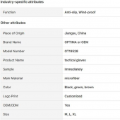 Industry-specific attributes