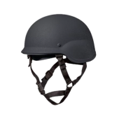 BLACK ARMY PASGT LV4 HELMET